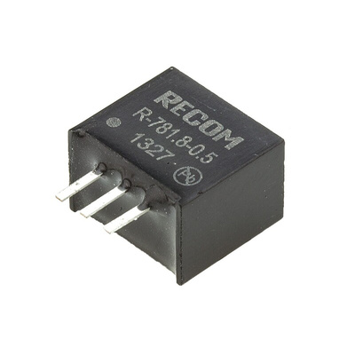 Recom Switching Regulator, Through Hole, 1.8V dc Output Voltage, 4.75 → 32V dc Input Voltage, 500mA Output