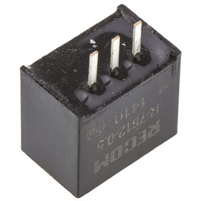 Recom Switching Regulator, Through Hole, 12V dc Output Voltage, 15 → 32V dc Input Voltage, 500mA Output Current,