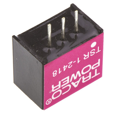 TRACOPOWER Switching Regulator, Through Hole, 1.8V dc Output Voltage, 4.6 → 36V dc Input Voltage, 1A Output