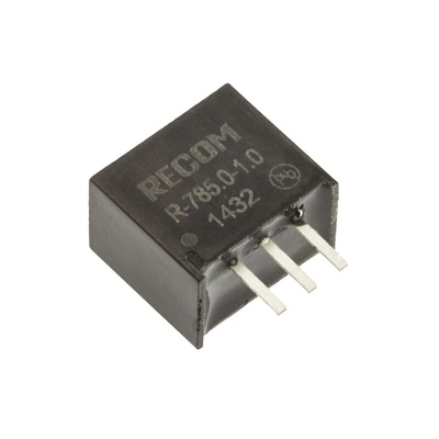 Recom Switching Regulator, Through Hole, 5V dc Output Voltage, 6.5 → 18V dc Input Voltage, 1A Output Current, 1