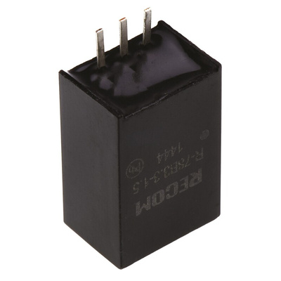 Recom Switching Regulator, Through Hole, 3.3V dc Output Voltage, 4.75 → 18V dc Input Voltage, 1.5A Output