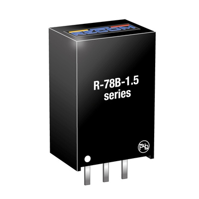 Recom Switching Regulator, Through Hole, 3.3V dc Output Voltage, 4.75 → 18V dc Input Voltage, 1.5A Output