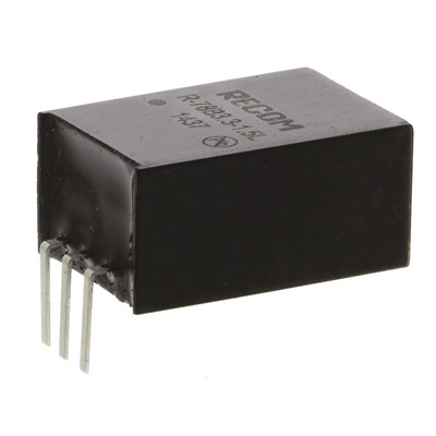 Recom Switching Regulator, Through Hole, 3.3V dc Output Voltage, 4.75 → 18V dc Input Voltage, 1.5A Output