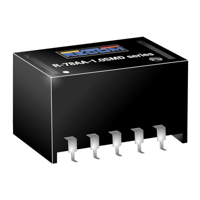 Recom Switching Regulator, Surface Mount, 3.3V dc Output Voltage, 4.75 → 18V dc Input Voltage, 1A Output