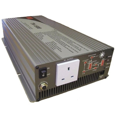 MEAN WELL Pure Sine Wave 1500W Power Inverter, 10.5 → 15V dc Input, 230V ac Output