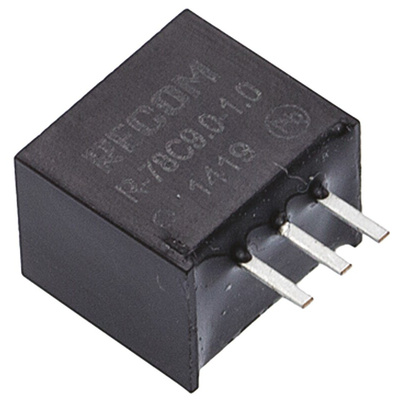 Recom Switching Regulator, Through Hole, 9V dc Output Voltage, 12 → 42V dc Input Voltage, 1A Output Current, 1