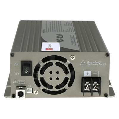 MEAN WELL Pure Sine Wave 400W Power Inverter, 10.5 → 15V dc Input, 230V ac Output