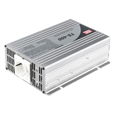 MEAN WELL Pure Sine Wave 400W Power Inverter, 42 → 60V dc Input, 230V ac Output
