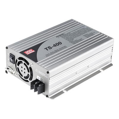 MEAN WELL Pure Sine Wave 400W Power Inverter, 42 → 60V dc Input, 230V ac Output