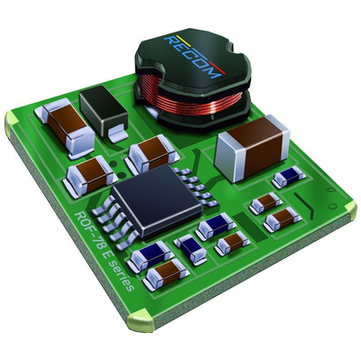 Recom Switching Regulator, Surface Mount, 3.3V dc Output Voltage, 5 → 36V dc Input Voltage, 500mA Output
