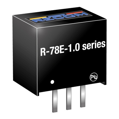 Recom Switching Regulator, Through Hole, 3.3V dc Output Voltage, 7 → 28V dc Input Voltage, 1A Output Current, 1