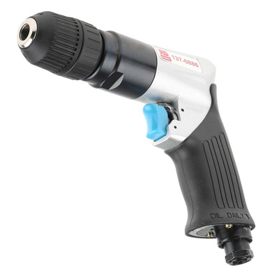 RS PRO Air Drill 10mm Reversible, 1/4in Air Inlet (BSP) , 1800 1/min