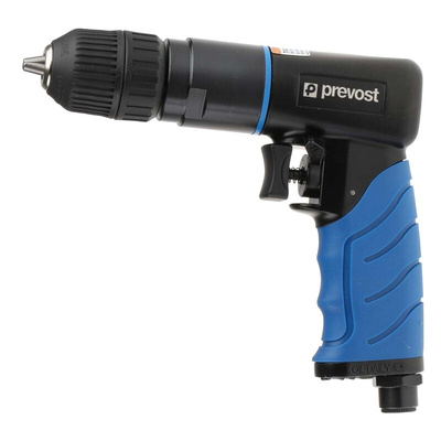 PREVOST Air Drill 10mm Reversible, 1/4in Air Inlet (BSP) , 1000 1/min, 2000 1/min