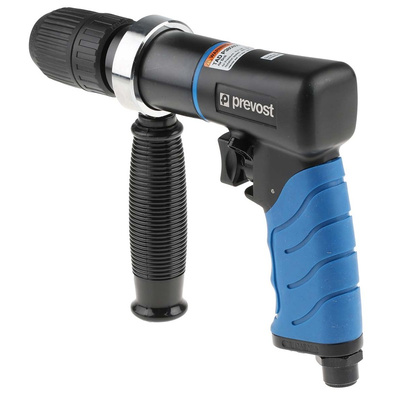PREVOST Air Drill 13mm Reversible, 1/4in Air Inlet (BSP) , 450 1/min, 800 1/min