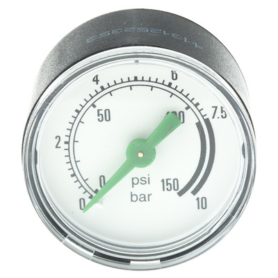 EMERSON – ASCO Pneumatic Pressure Gauge 10bar RS Calibration, 34300014