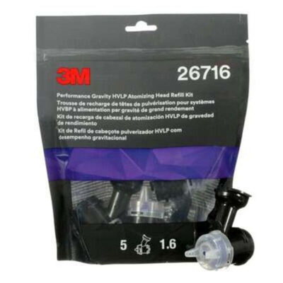 3M Performance 1.6 mm Atomizing Head, For Use With 3M Performance Spray Gun System and 3M PPS Series 2.0 Spray Cup