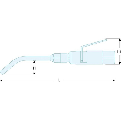 Facom Air Blow Gun, 1/4in Air Inlet (BSP)