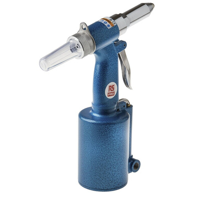 RS PRO 1/4in Air Rivet Gun, 3/16 in Maximum Rivet Size (APT690)