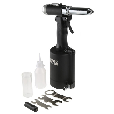 Bahco Air Rivet Gun, 6.4 mm Maximum Rivet Size (BP125)