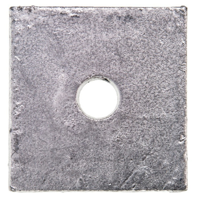 Steel Square Bracket 1 Hole, 11/32in Holes, 41.3 x 41.3mm