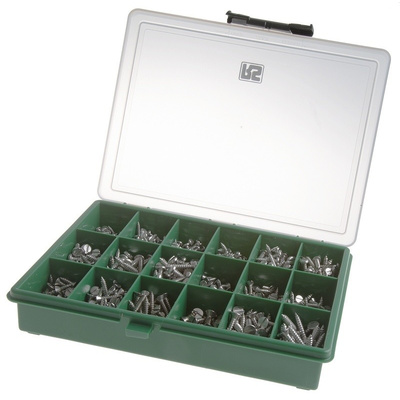 890 piece Stainless Steel Screw/Bolt Kit, No. 10, No. 6, No. 8