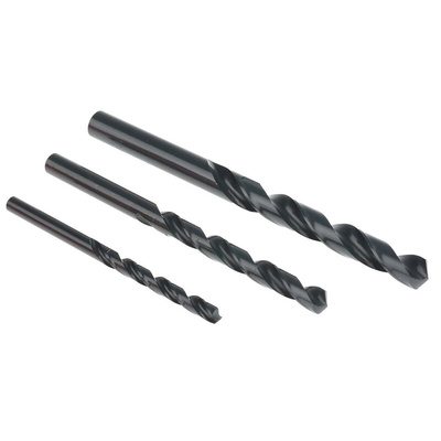 RS PRO 19-Piece Twist Drill Bit Set for Metal, 10mm Max, 1mm Min, HSS Bits