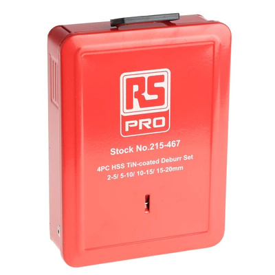 RS PRO HSS Countersink Drill Bit Set, 2mm Head, 90°, 4 Piece(s)