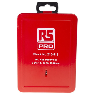 RS PRO HSS Countersink Drill Bit Set, 2mm Head, 90°, 4 Piece(s)