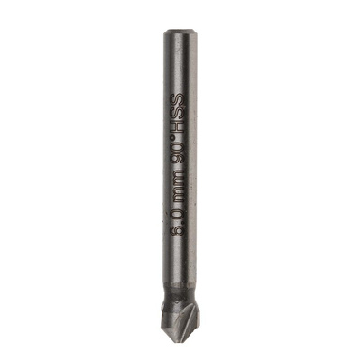 RS PRO HSS Drill Bit, 6mm Head, 3 Flute(s), 90°, 1 Piece(s)