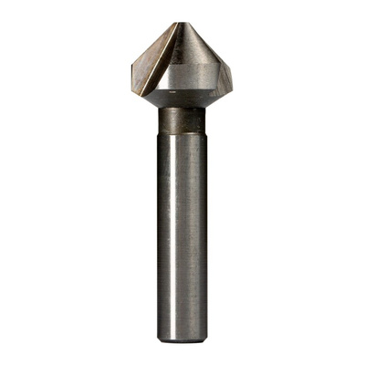 RS PRO HSS Countersink Drill Bit Set, 6.3 mm, 8.3 mm, 10.4 mm, 12.4 mm, 16.5 mm, 20.5 mm Head, 3 Flute(s), 90°, 6