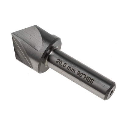RS PRO HSS Drill Bit, 20mm Head, 5 Flute(s), 90°, 1 Piece(s)
