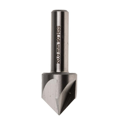 RS PRO HSS Drill Bit, 20mm Head, 5 Flute(s), 90°, 1 Piece(s)
