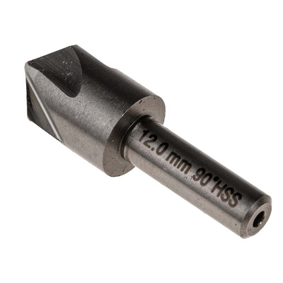 RS PRO HSS Countersink Drill Bit Set, 6 mm, 8 mm, 10 mm, 12 mm, 16 mm, 20 mm Head, 5 Flute(s), 90°, 6 Piece(s)