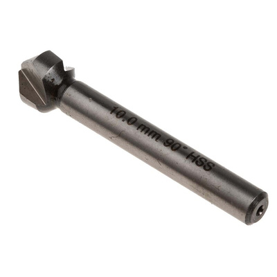 RS PRO HSS Drill Bit, 10mm Head, 3 Flute(s), 90°, 1 Piece(s)