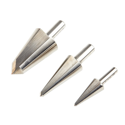 RS PRO 3-Piece Cone Cutter Set for Metal, 30mm Max, 3mm Min, HSS Bits