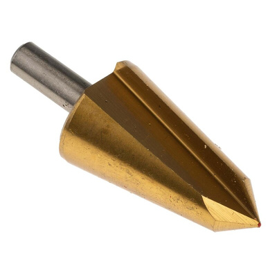 RS PRO 3-Piece Step Drill Bit Set for Metal, 30in Max, 3mm Min, HSS Bits