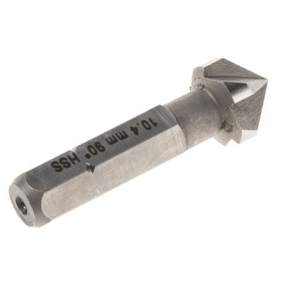 RS PRO HSS Drill Bit, 10.4mm Head, 5 Flute(s), 90°, 1 Piece(s)