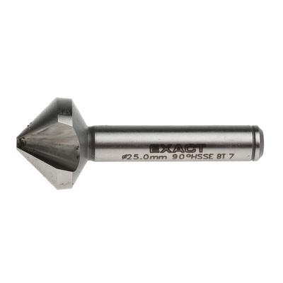 EXACT HSS-E Drill Bit, 25mm Head, 3 Flute(s), 90°, 1 Piece(s)