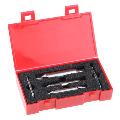 Dormer 5-Piece Twist Drill Bit Set for Multi-Material, 2 1/2in Max, 1 1/2in Min, HSS Bits