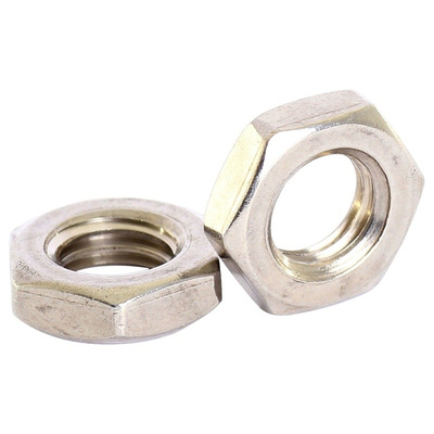RS PRO Stainless Steel Half Hex Nut, Plain, M20