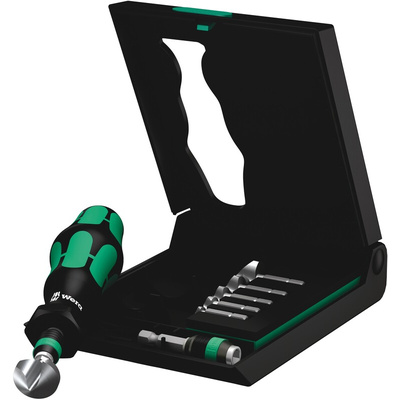 Wera HSS Countersink Drill Bit Set, 6.3 mm, 8.3 mm, 10.4 mm, 12.4 mm, 16.5 mm, 20.5 mm Head, 90°, 8 Piece(s)