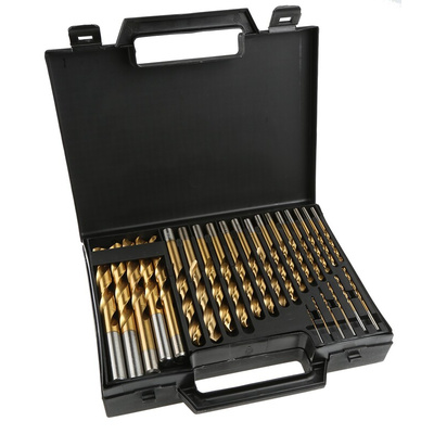 RS PRO 25-Piece Twist Drill Bit Set for Metal, 13mm Max, 1mm Min, HSS Bits