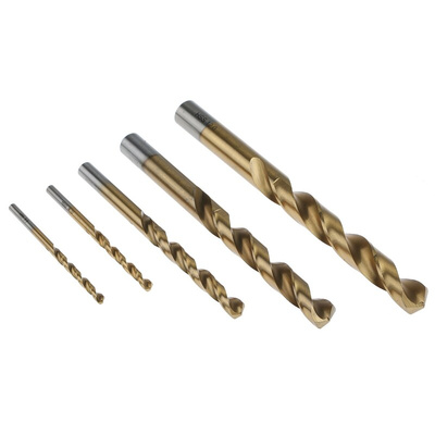 RS PRO 25-Piece Twist Drill Bit Set for Metal, 13mm Max, 1mm Min, HSS Bits