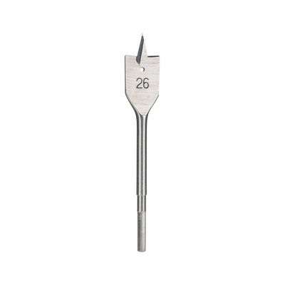 RS PRO 6-Piece Flat Wood Drill Bit Set for Wood, 25mm Max, 10mm Min