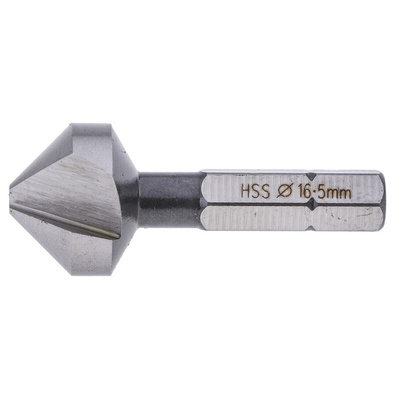 EXACT HSS Drill Bit, 16.5mm Head, 3 Flute(s), 90°, 1 Piece(s)