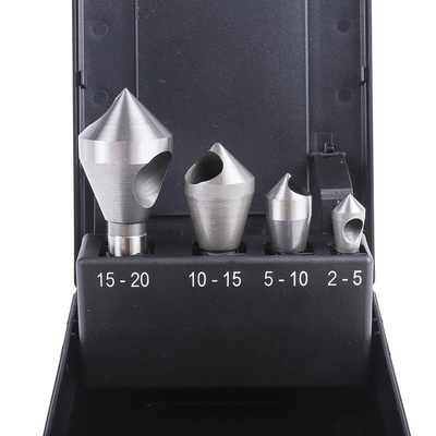 EXACT HSS-E Countersink Drill Bit Set, 2mm Head, 90°, 4 Piece(s)