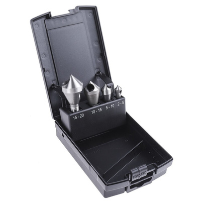 EXACT HSS-E Countersink Drill Bit Set, 2mm Head, 90°, 4 Piece(s)
