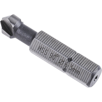 EXACT HSS Drill Bit, 6.3mm Head, 3 Flute(s), 90°, 1 Piece(s)
