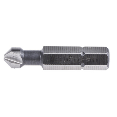 EXACT HSS Drill Bit, 6.3mm Head, 3 Flute(s), 90°, 1 Piece(s)