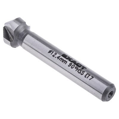 EXACT HSS Drill Bit, 12.4mm Head, 3 Flute(s), 90°, 1 Piece(s)